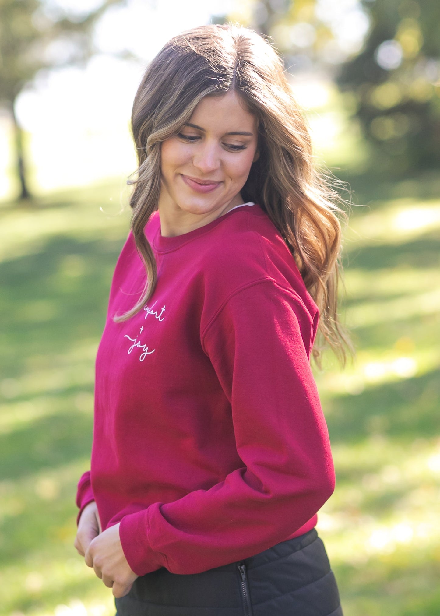 Comfort & Joy Crewneck Sweatshirt FF Tops