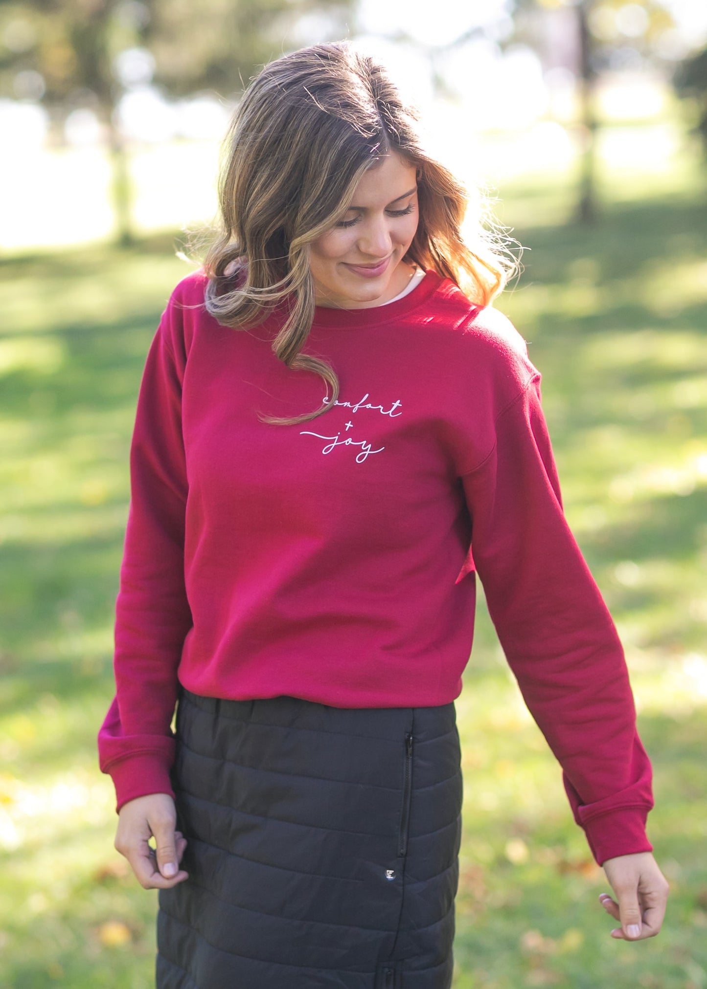 Comfort & Joy Crewneck Sweatshirt FF Tops