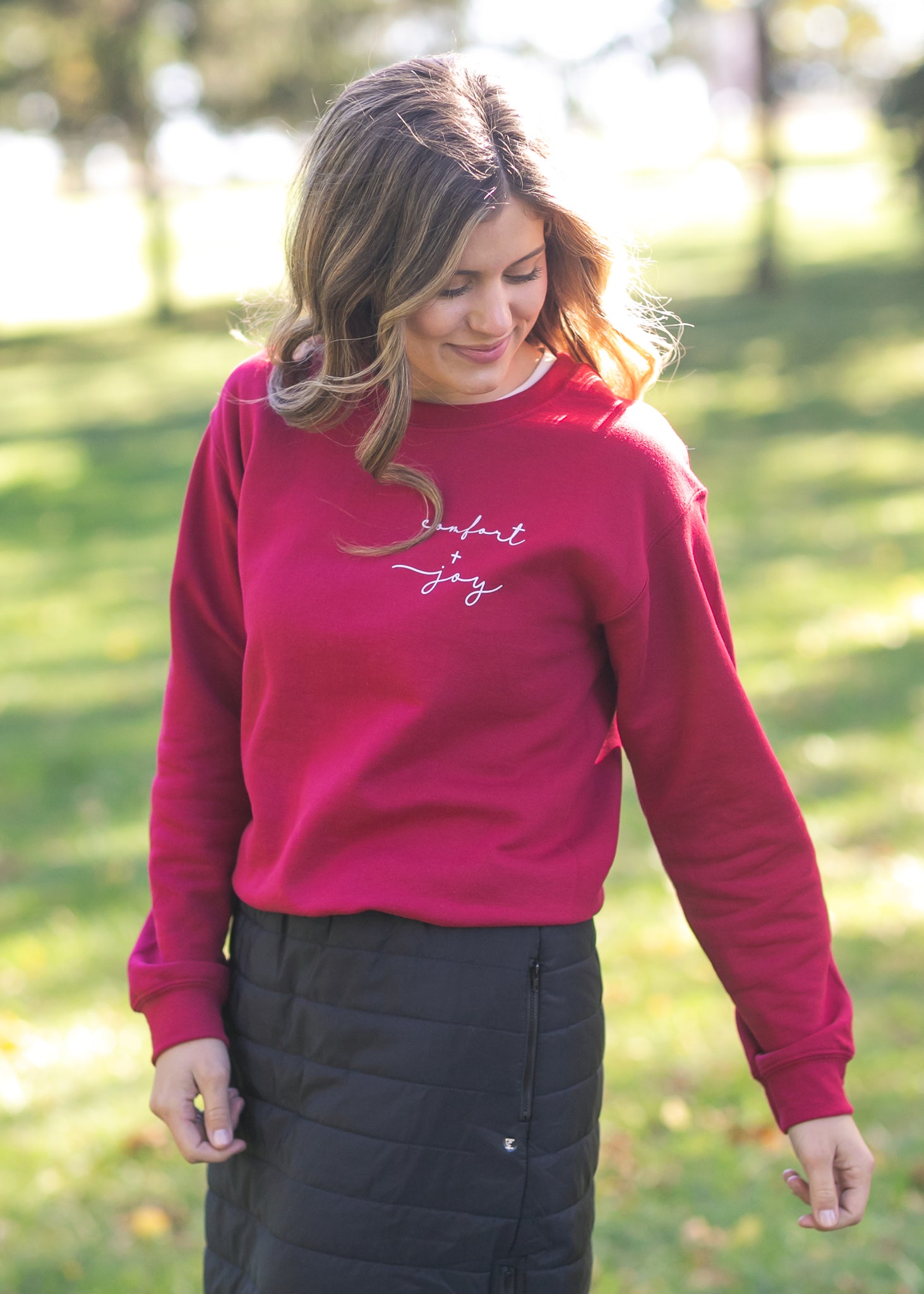 Comfort & Joy Crewneck Sweatshirt FF Tops