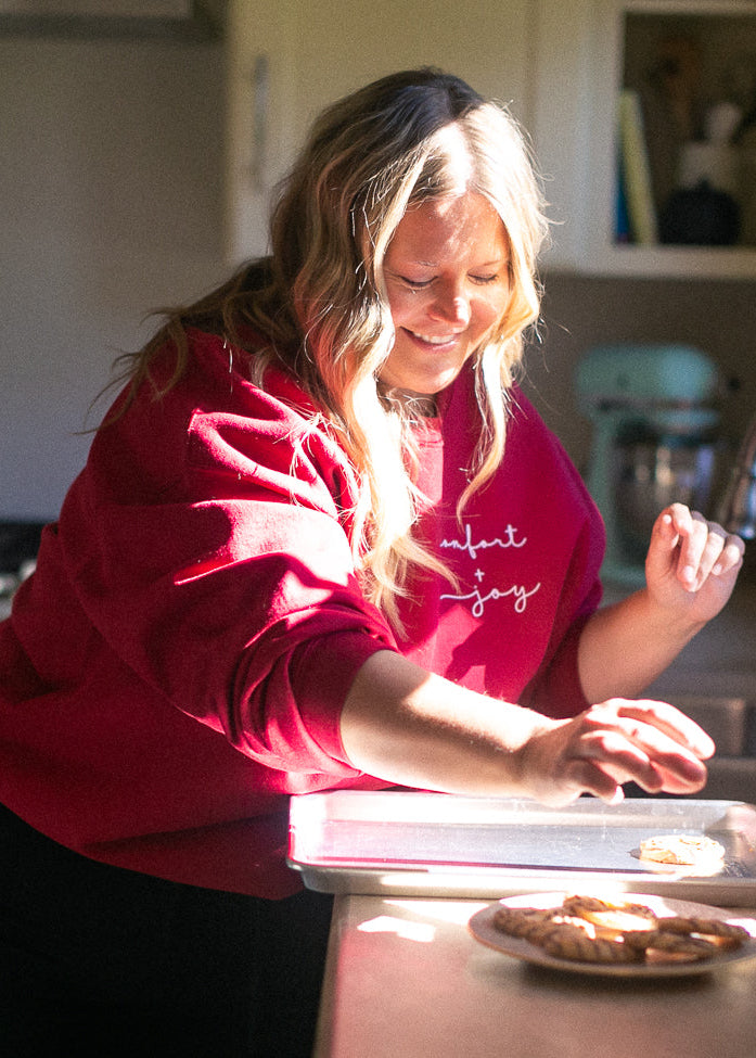 Comfort & Joy Crewneck Sweatshirt FF Tops