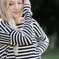 Contrast Stripe Long Sleeve Top - FINAL SALE FF Tops