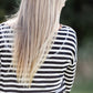 Contrast Stripe Long Sleeve Top - FINAL SALE FF Tops