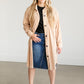 Corduroy Duster Long Shacket FF Tops