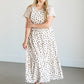 Corduroy Floral Overall Maxi Dress FF Dresses