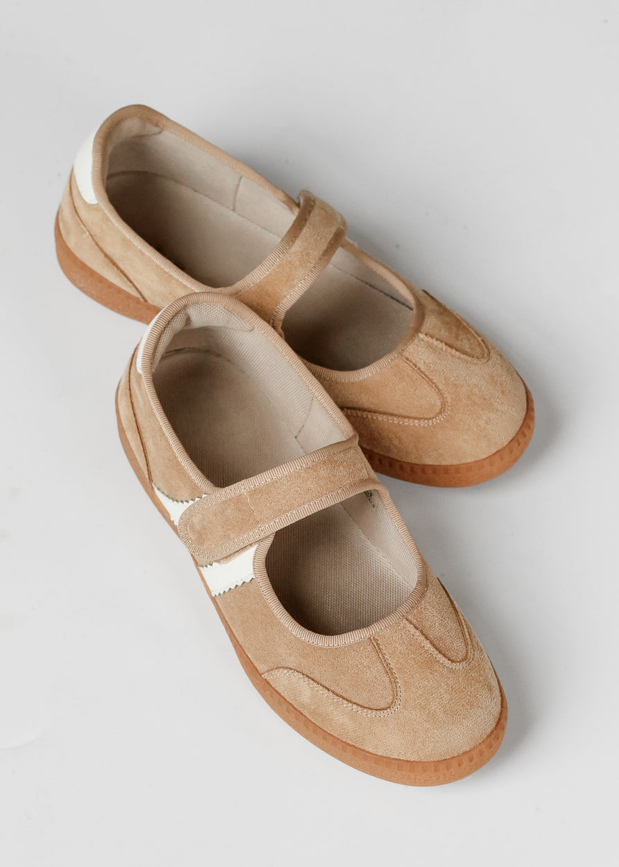 Corkys® Mary Jane Camel Faux Suede Sneaker Shoes 6