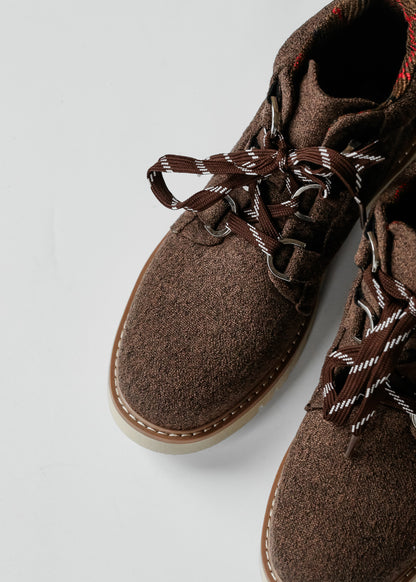 Corkys® Mocha Textured Lace-up Boots Shoes