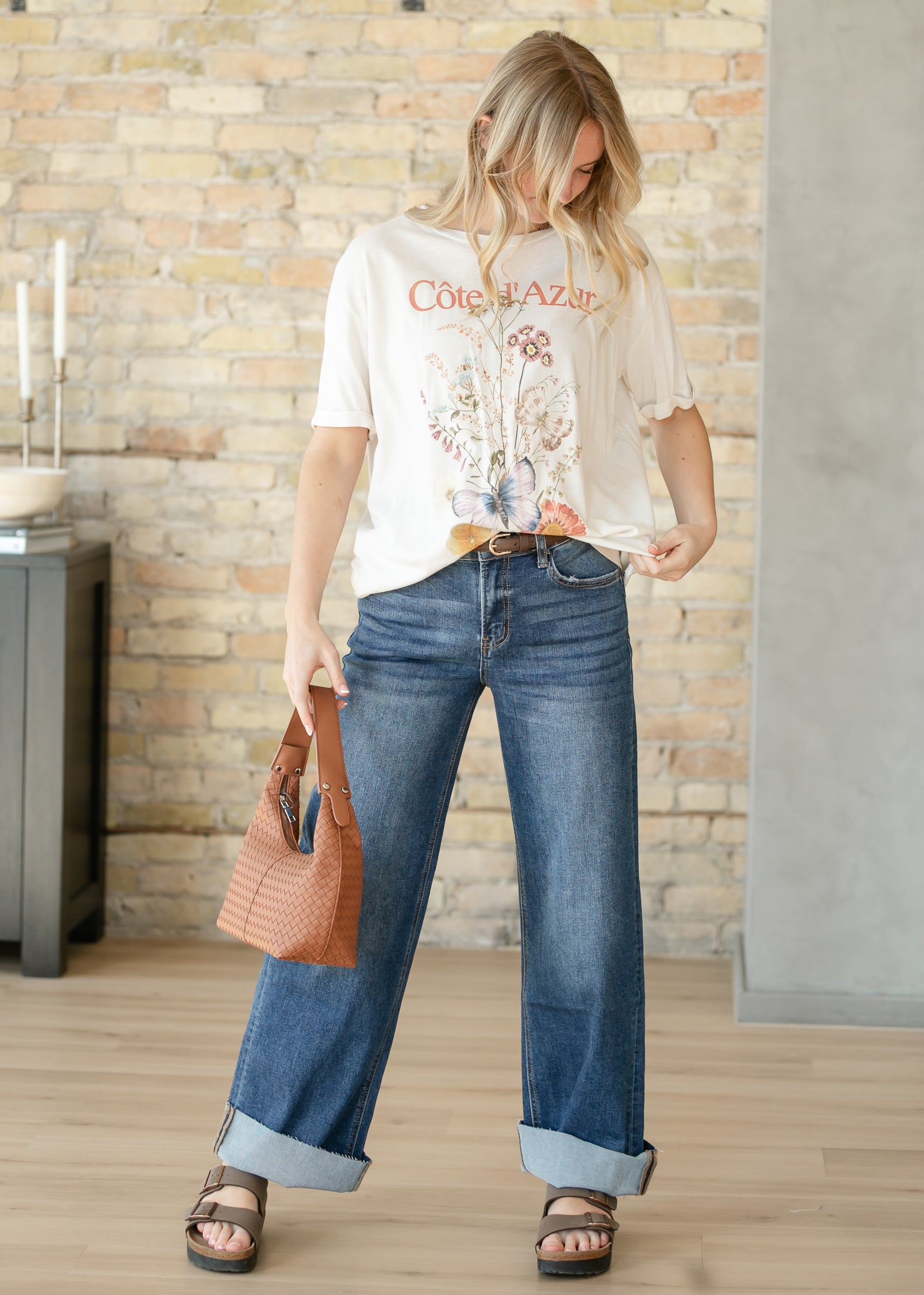 Côte d'Azur Market Oversized T-Shirt FF Tops