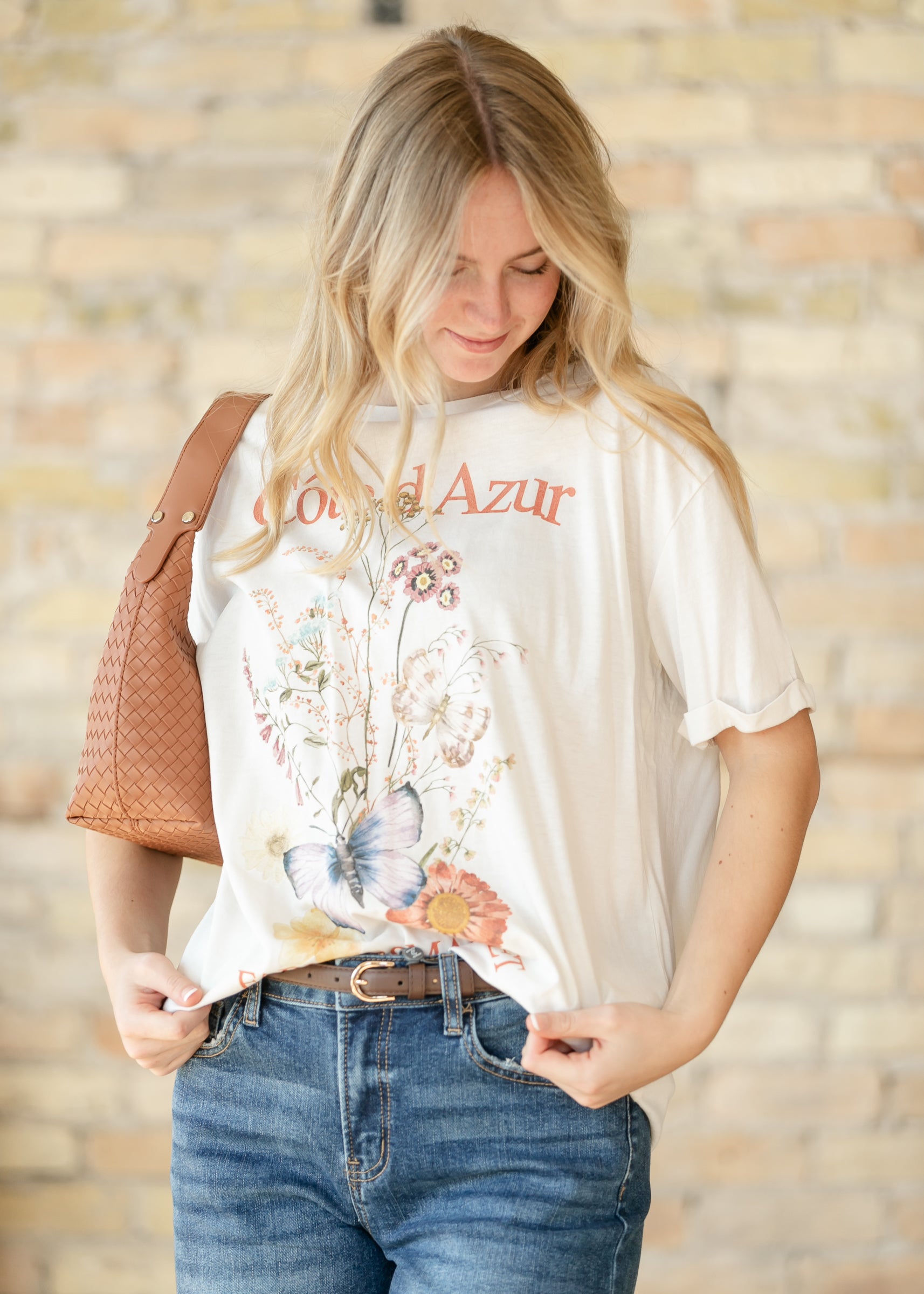 Côte d'Azur Market Oversized T-Shirt FF Tops