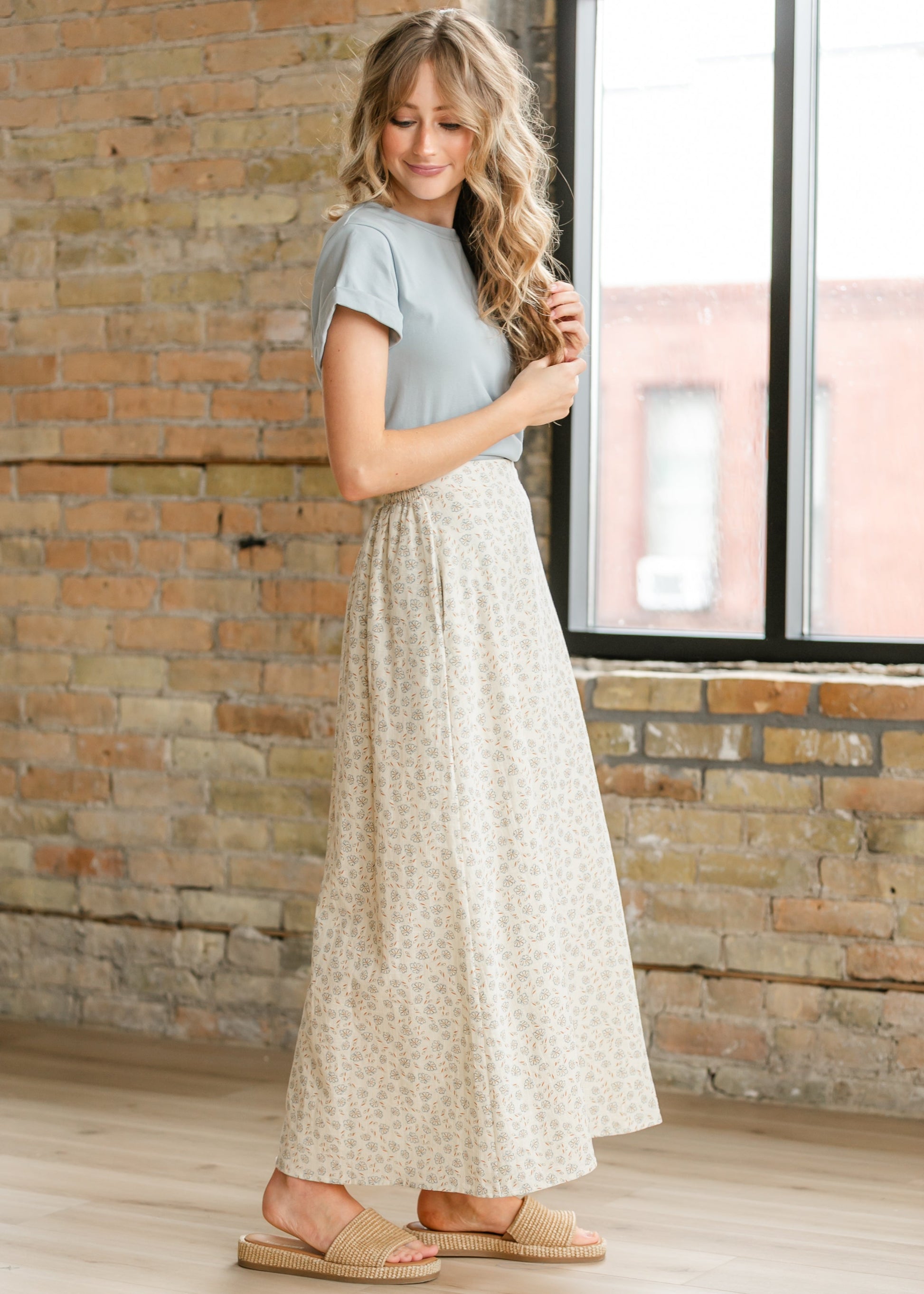 skirts dresses cotton Cotton Gauze Maxi Skirt: Long Boho Summer Skirt