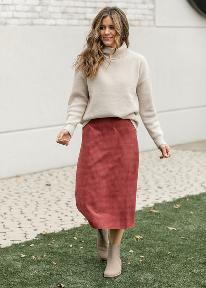 Cowl Neck Cozy Sweater Top FF Tops