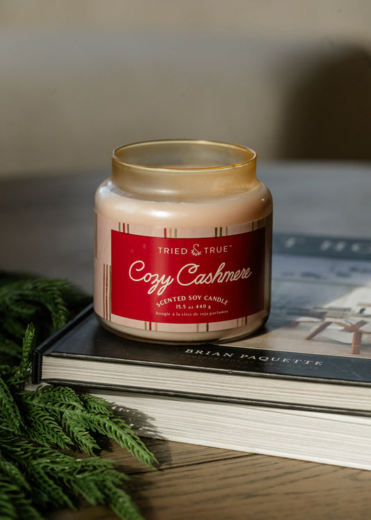 Cozy Cashmere Large Jar Candle FF Home + Lifestyle