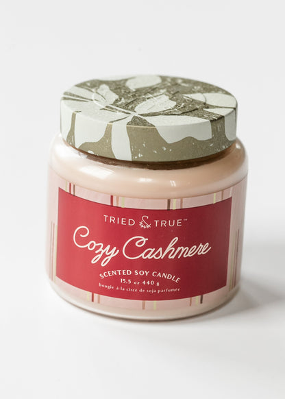 Cozy Cashmere Large Jar Candle FF Home + Lifestyle