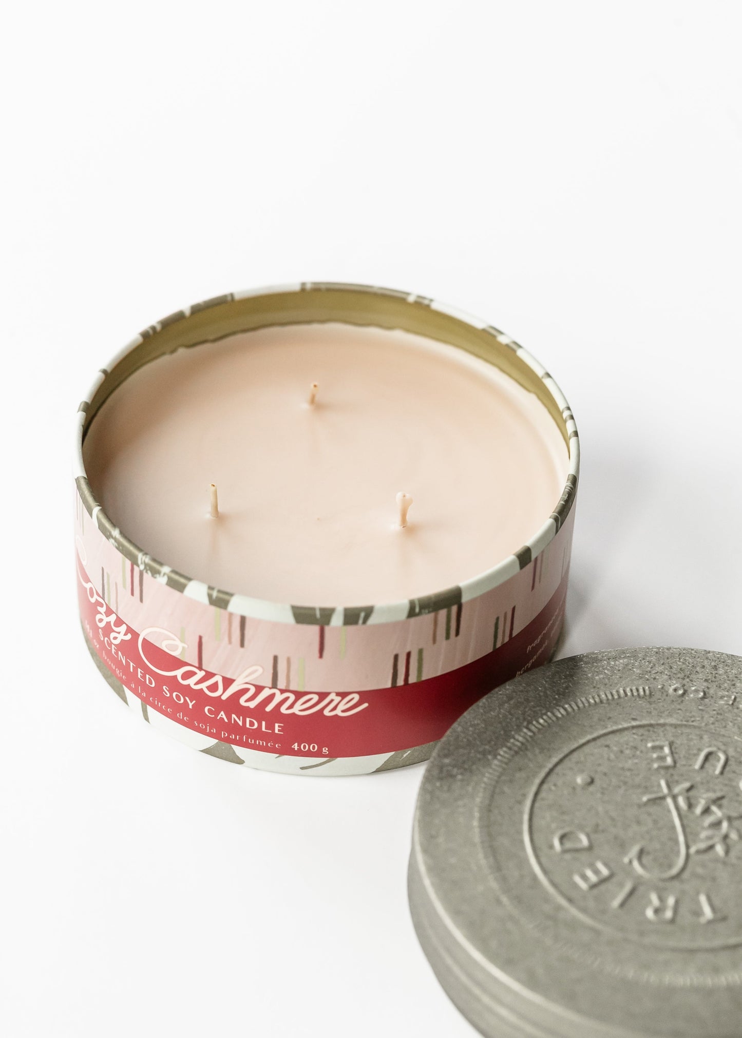 Cozy Cashmere Large Tin Candle FF Home + Lifestyle