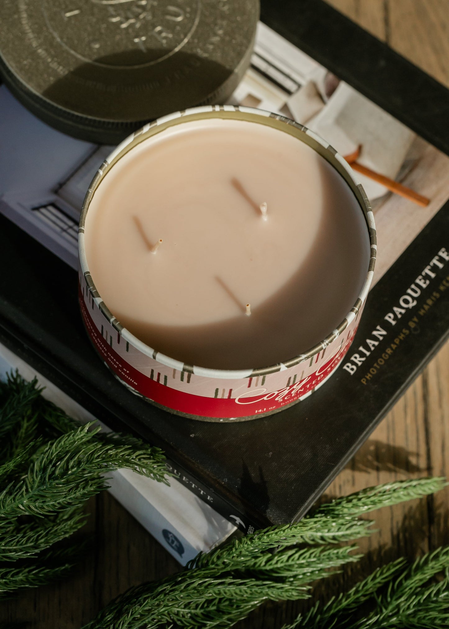 Cozy Cashmere Large Tin Candle FF Home + Lifestyle