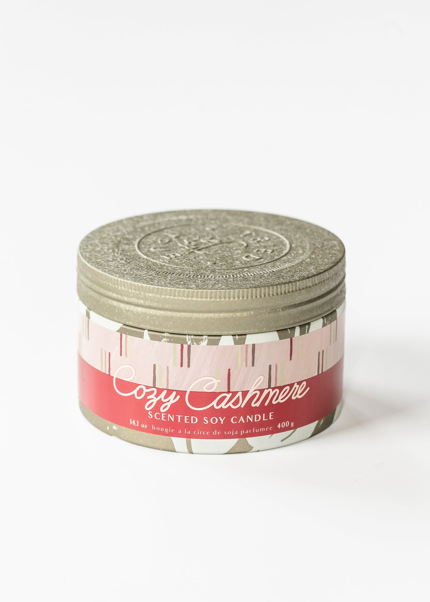 Cozy Cashmere Large Tin Candle FF Home + Lifestyle