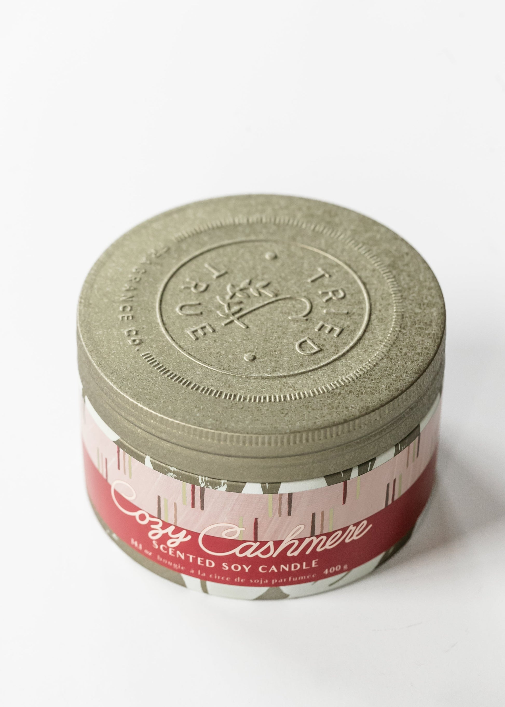 Cozy Cashmere Large Tin Candle FF Home + Lifestyle