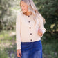 Cream Button Up Crop Cardigan - FINAL SALE FF Tops
