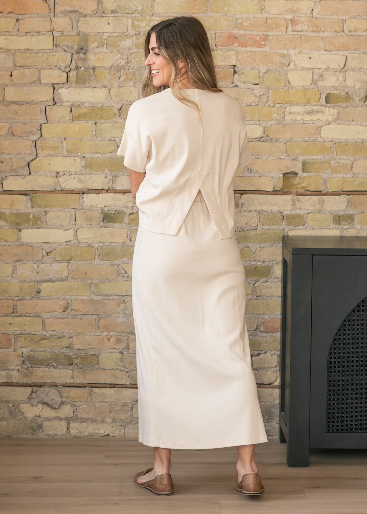 Cream Knit Top & Skirt Set - FINAL SALE FF Tops