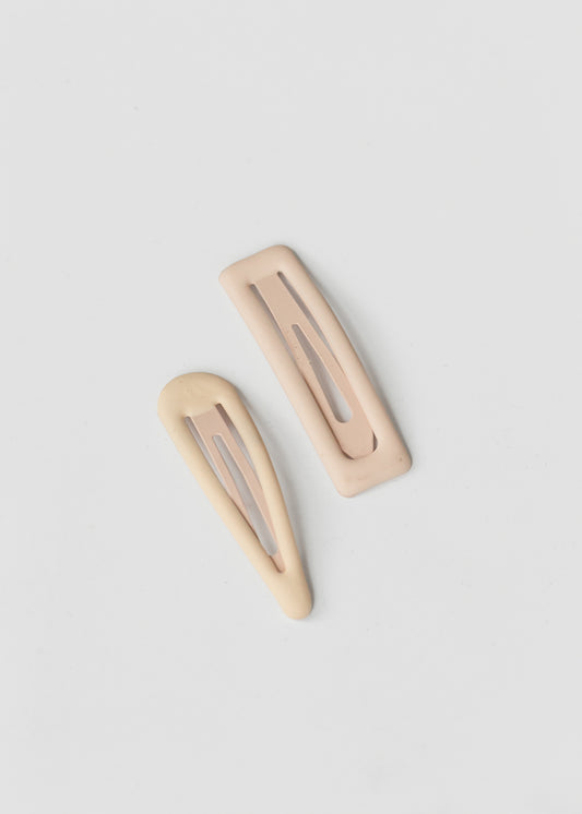 Cream Multi Snap Clip 2-Pack Accessory