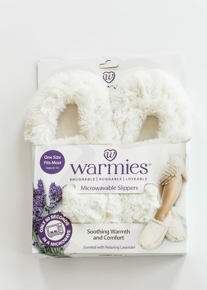 Cream Warmies Slippers Gifts
