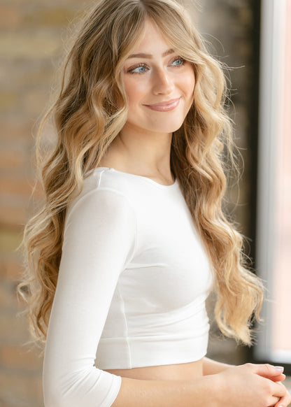 Crewneck 3/4 Sleeve Halftee FF Tops