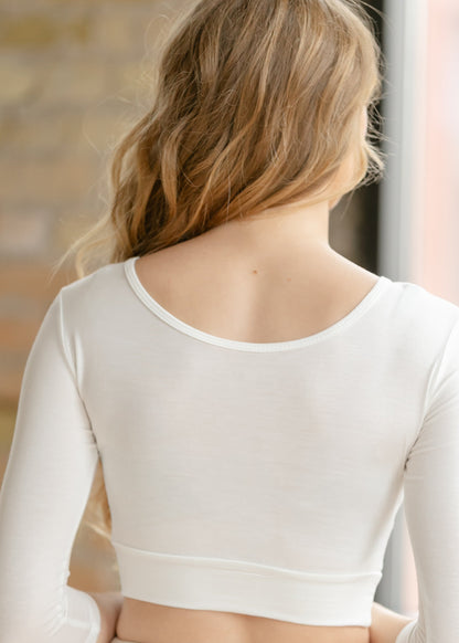 Crewneck 3/4 Sleeve Halftee FF Tops