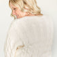 Crewneck Cable Knit Sweater FF Tops