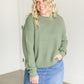 Crewneck Checkered Knit Sweater FF Tops