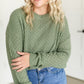 Crewneck Checkered Knit Sweater FF Tops