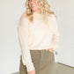 Crewneck Drop Shoulder Sweater FF Tops