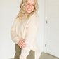 Crewneck Drop Shoulder Sweater FF Tops