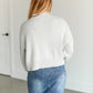 Crewneck Knit Cropped Sweater FF Tops