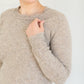 Crewneck Marled Knit Sweater FF Tops