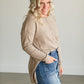 Crewneck Pullover Knit Top FF Tops
