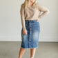 Crewneck Pullover Knit Top FF Tops