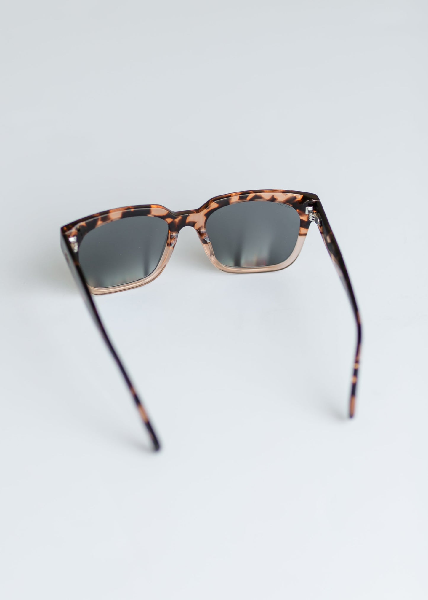 Crystal Brown Tortoise Square Sunglasses Accessories