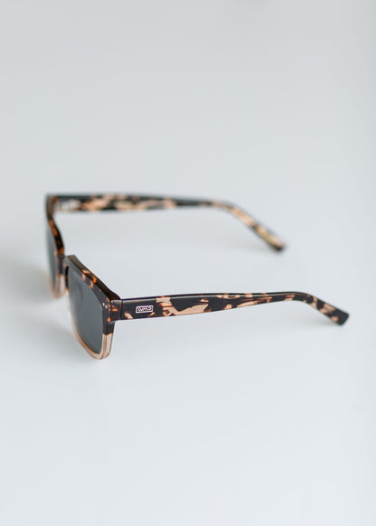 Crystal Brown Tortoise Square Sunglasses Accessories