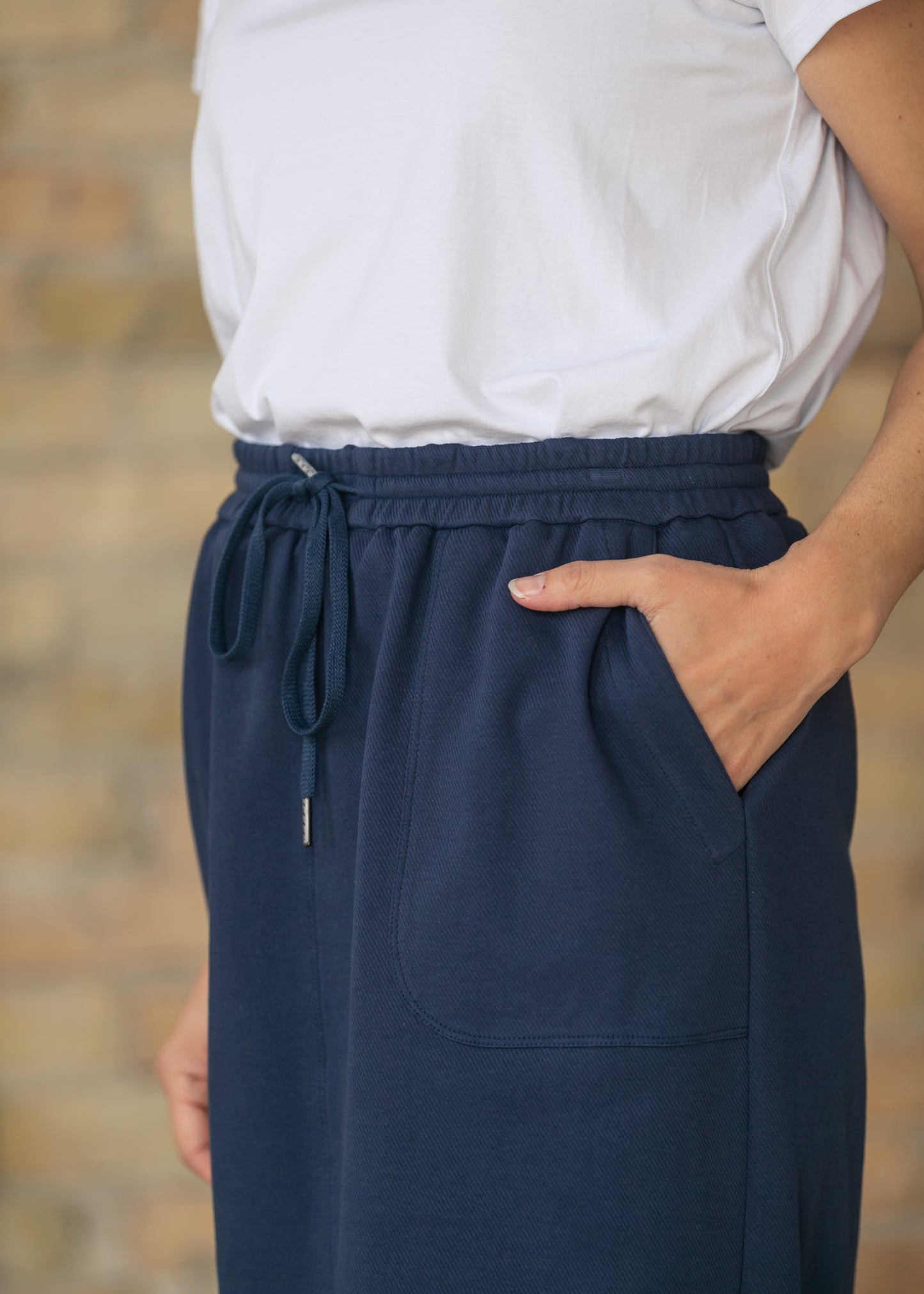 Dani Navy Everyday Midi Skirt IC Skirts
