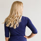 Dark Rose Amy Lace 3/4 Sleeve Top - FINAL SALE IC Tops