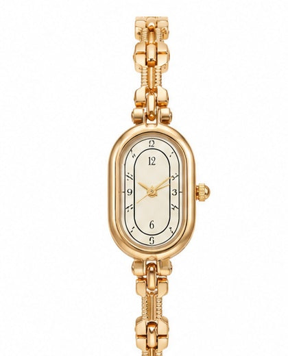 Delicate Gold Link Bracelet Watch Accessory