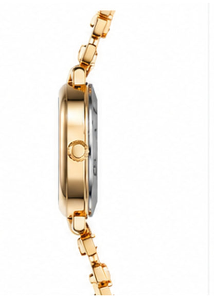 Delicate Gold Link Bracelet Watch Accessory