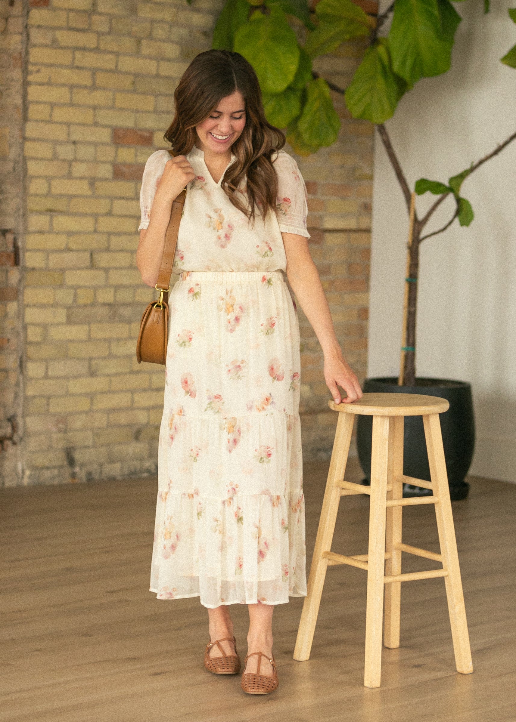 Dempsey Puff Short Sleeve Top IC Tops