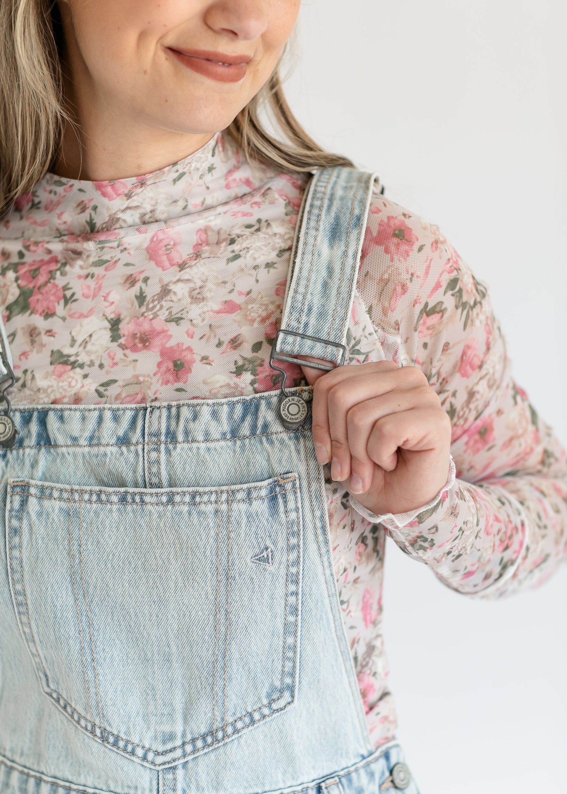 Denim Overall Jumper Raw Hem Midi Dress - FINAL SALE Inherit Co. Denim Overall Jumper Raw Hem Midi Dress - FINAL SALE Inherit Co.