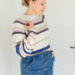 Desmond Knit Stripe Sweater FF Tops