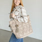 Diamond Pattern Knit Tote Bag Accessories