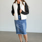 Diamond Quilted Zip-up Vest FF Tops
