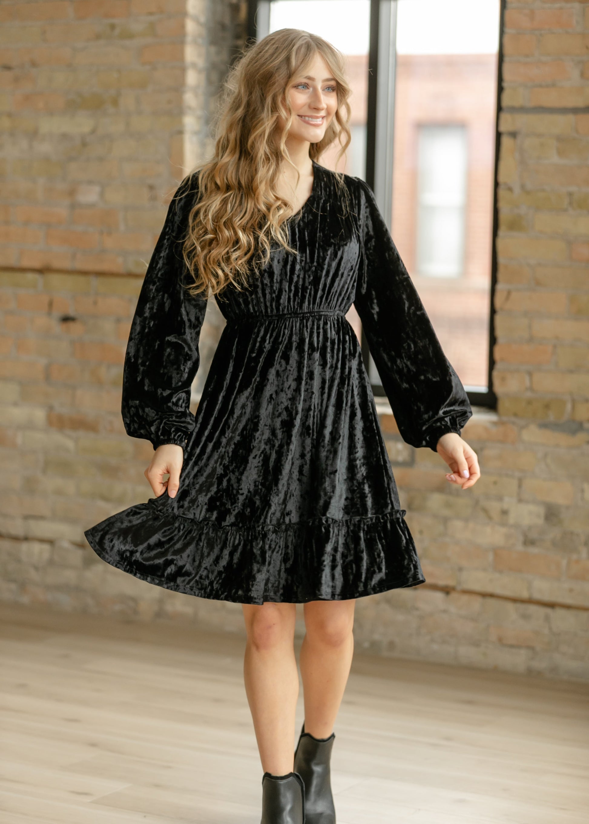 Diana Velvet Midi Dress