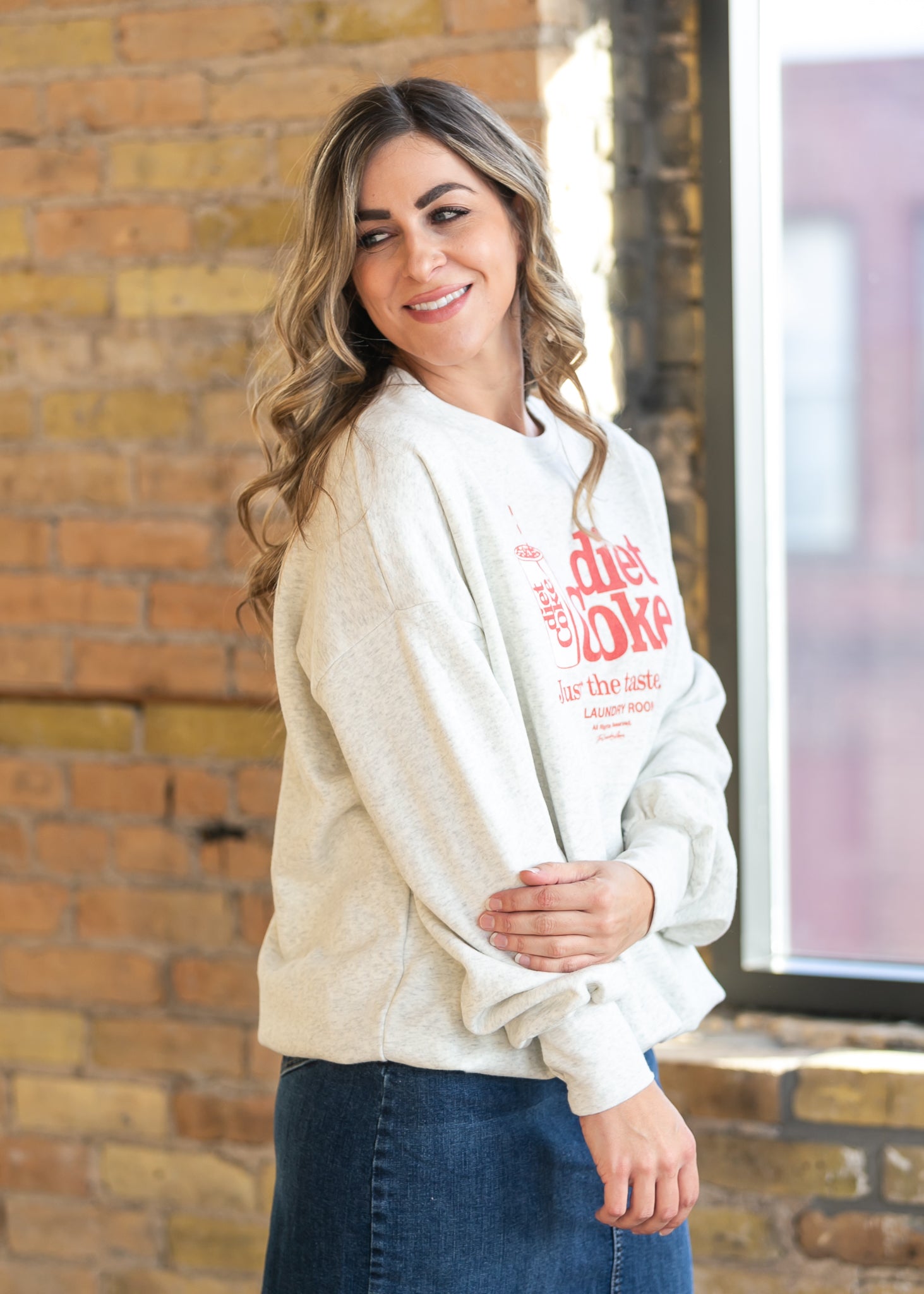 Diet Coke on Ice Sweatshirt FF Tops