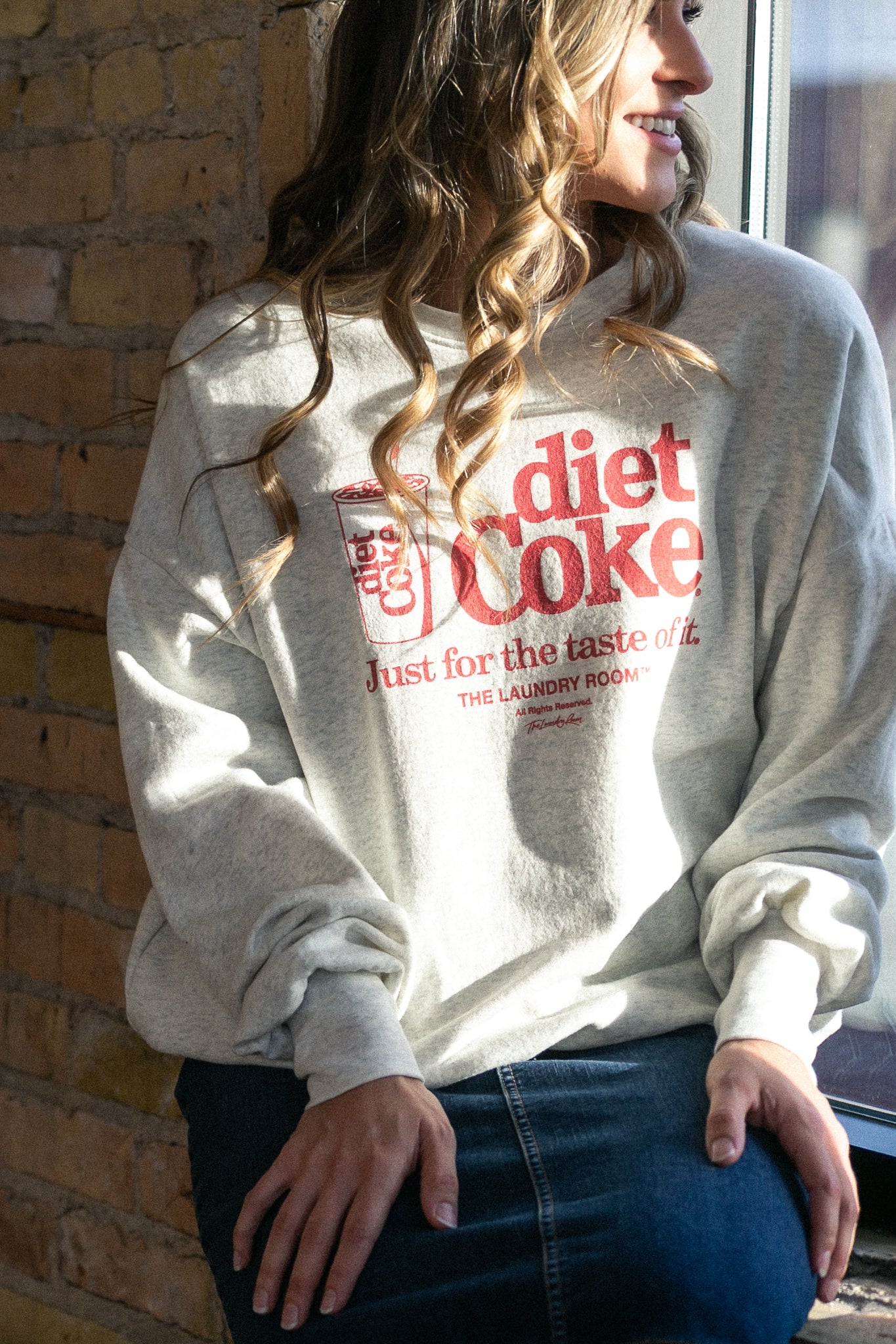 Diet Coke on Ice Sweatshirt FF Tops