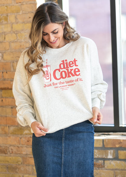 Diet Coke on Ice Sweatshirt FF Tops